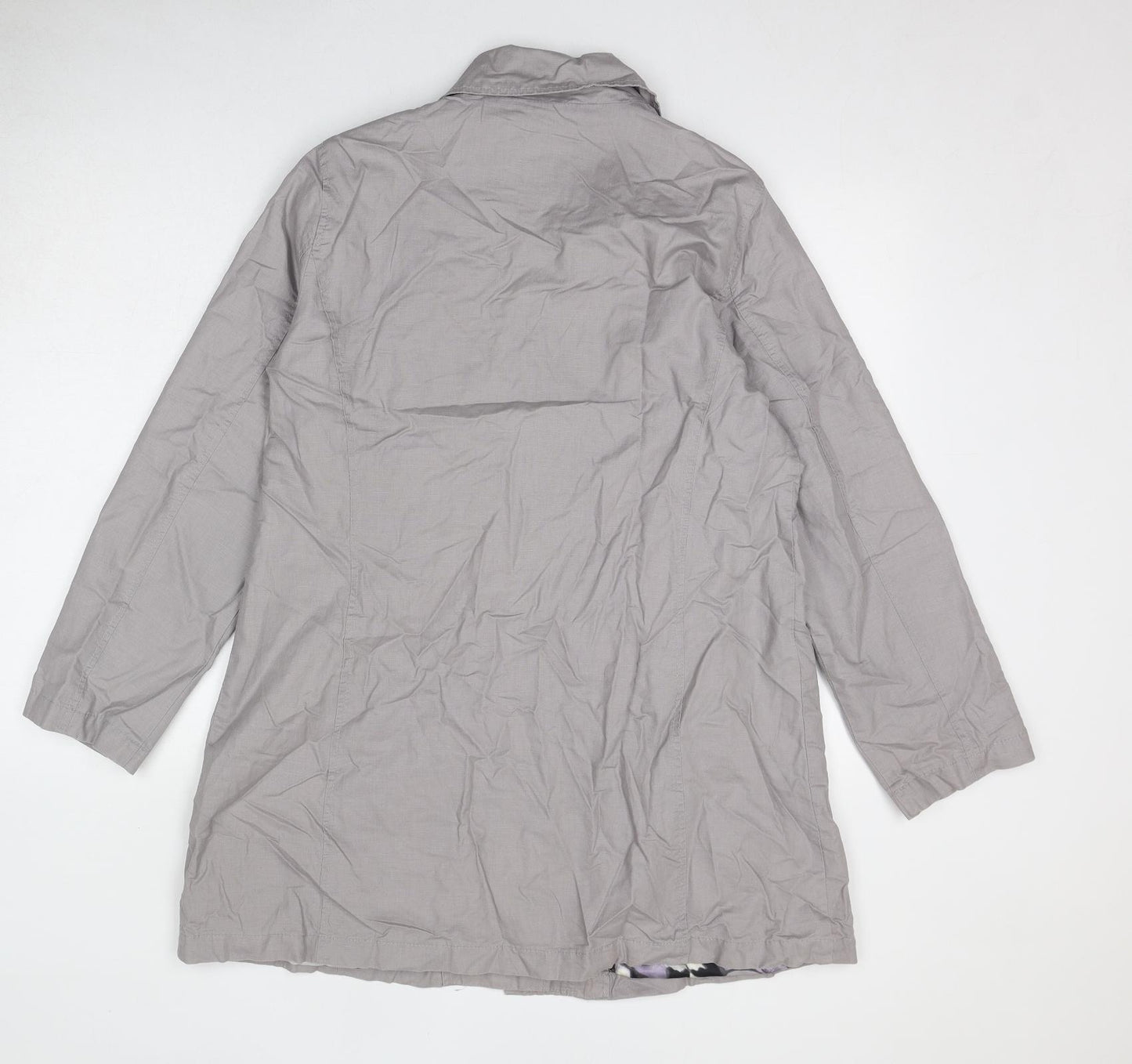Per Una Womens Beige Overcoat Coat Size 16 Button