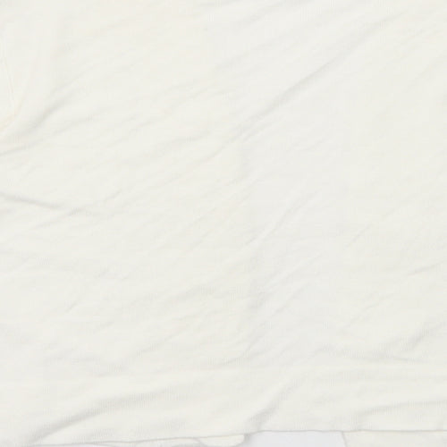 Wallis Womens White V-Neck Viscose Cardigan Jumper Size M