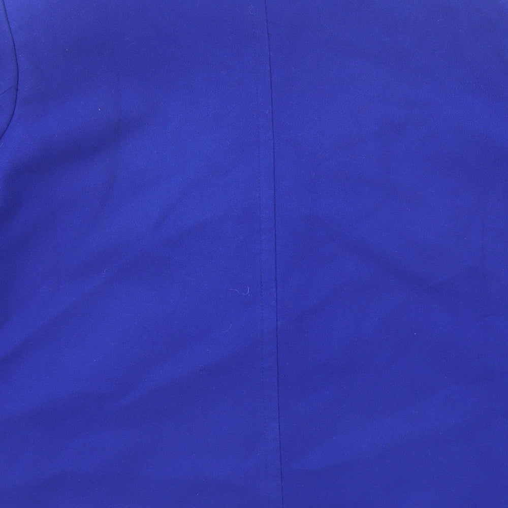 Wardrobe Womens Blue Jacket Blazer Size 14 Button