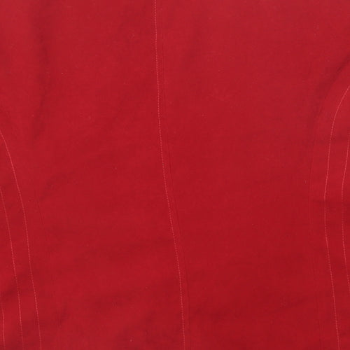 Bonmarché Womens Red Jacket Size 16 Zip