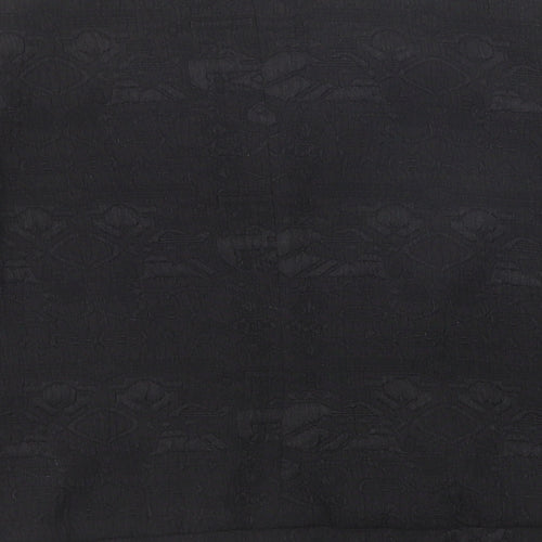 RJR.John Rocha Womens Black Geometric Jacket Blazer Size 14 Zip