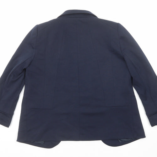 Wallis Womens Blue Jacket Blazer Size 10