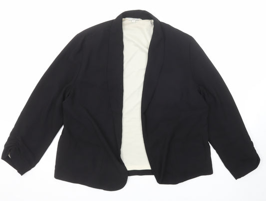 New Look Womens Black Jacket Blazer Size 16