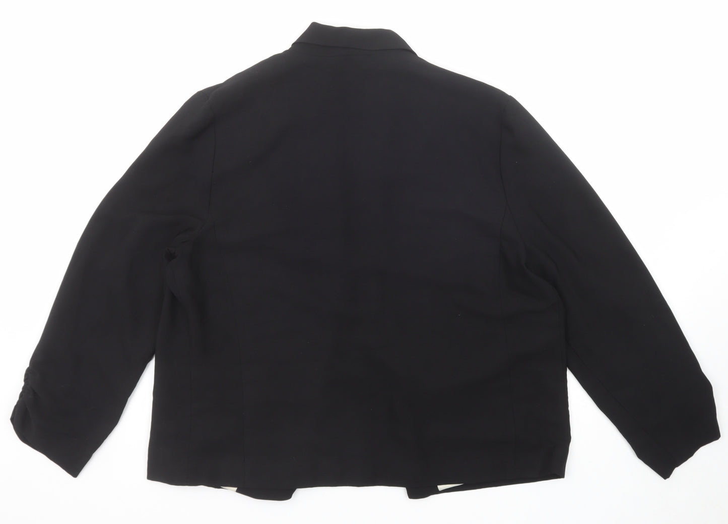 New Look Womens Black Jacket Blazer Size 16