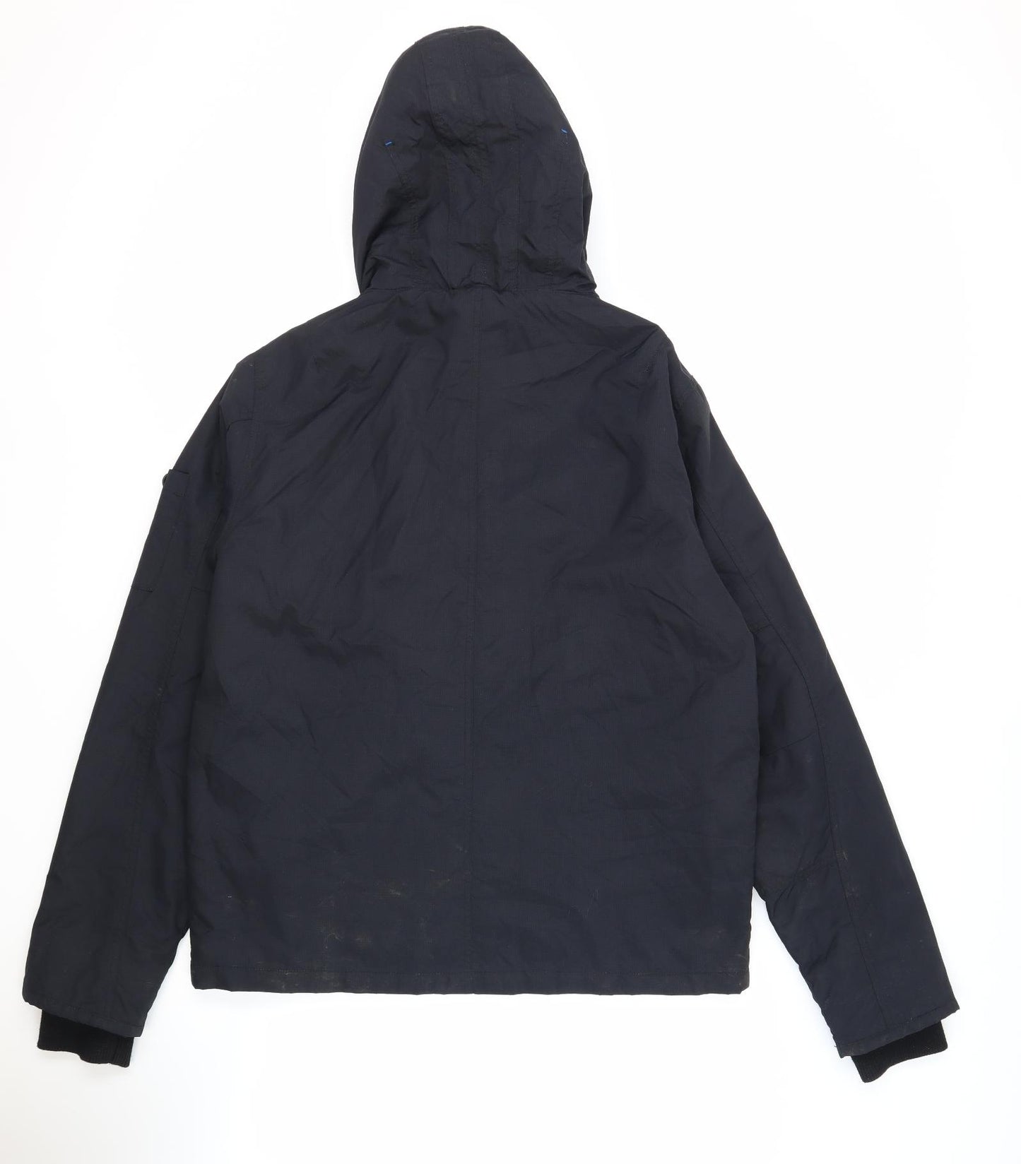 Gio-Goi Mens Blue Windbreaker Jacket Size XL Zip