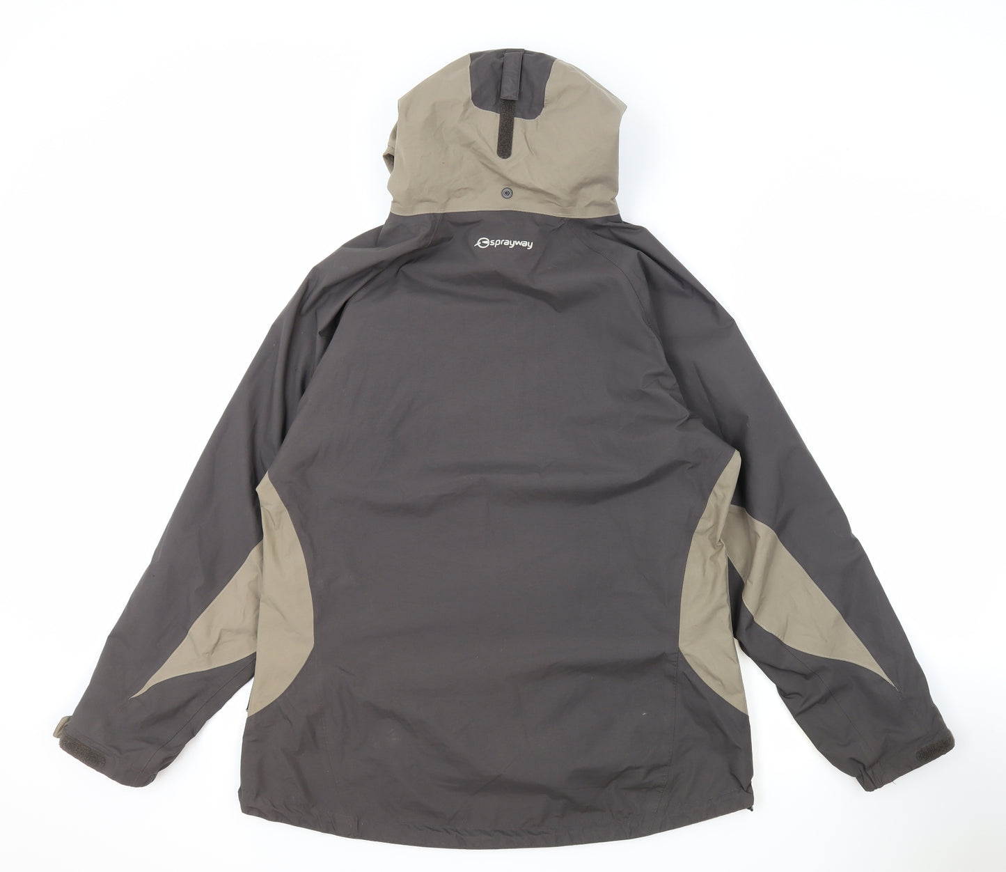 Sprayway Womens Brown Windbreaker Jacket Size 16 Zip