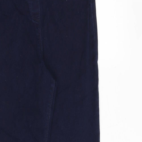 NEXT Womens Blue Cotton Skinny Jeans Size 26 in Slim Zip