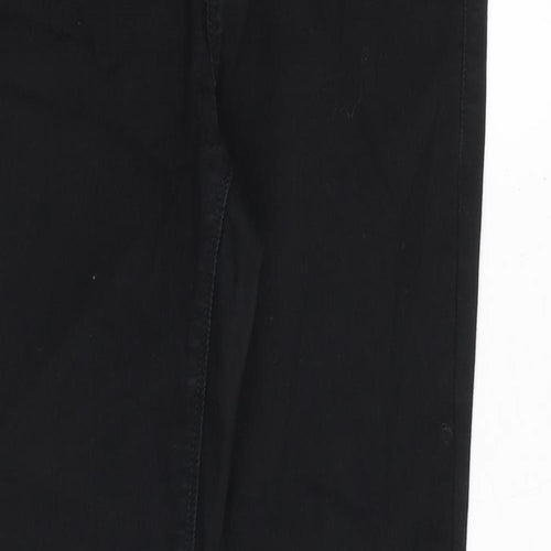 Country Road Womens Black Cotton Skinny Jeans Size 6 Slim Zip
