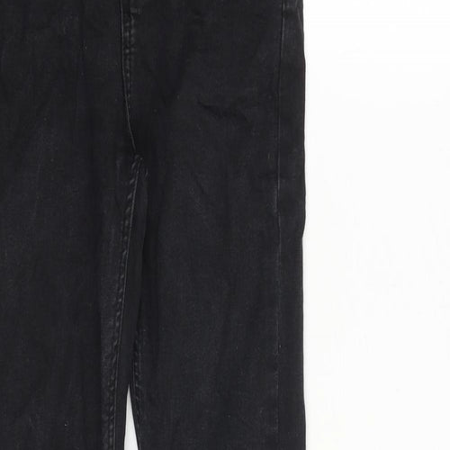 River Island Womens Black Cotton Skinny Jeans Size 8 Regular Zip