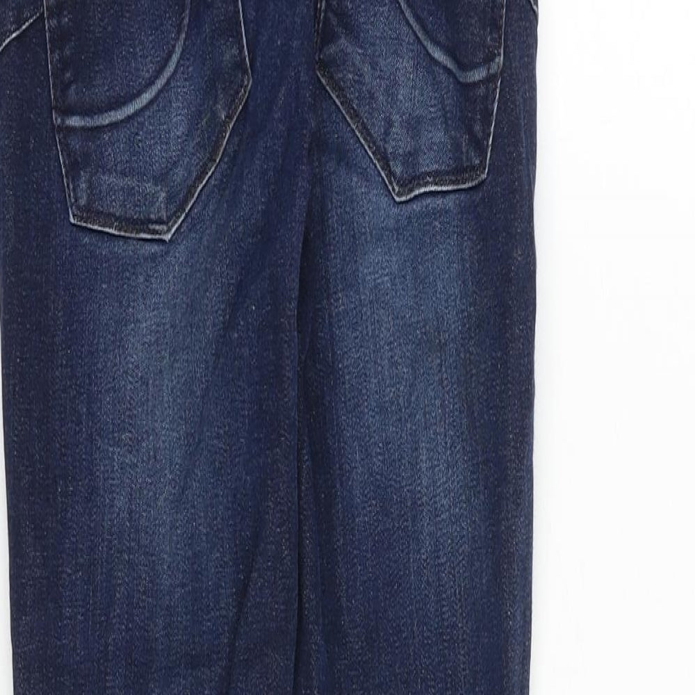 NEXT Womens Blue Cotton Skinny Jeans Size 6 Slim Zip