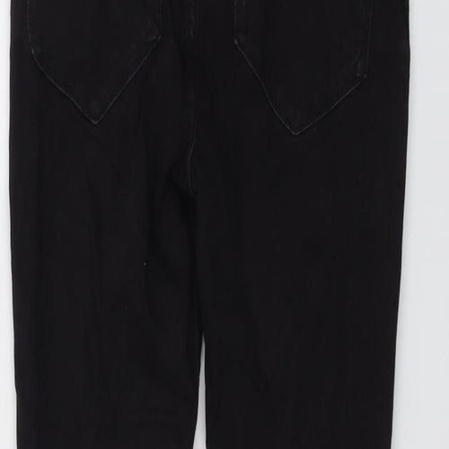 River Island Womens Black Cotton Skinny Jeans Size 10 L25 in Regular Button