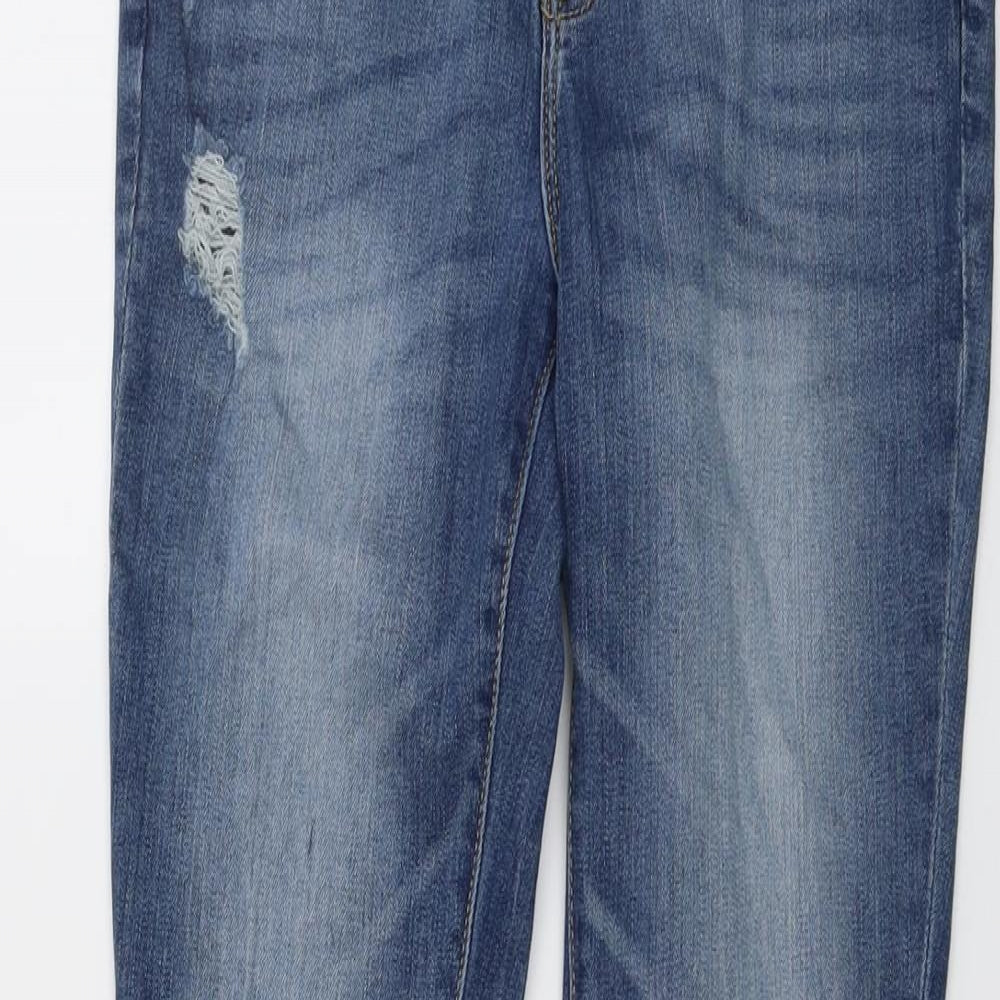 Gap Womens Blue Cotton Skinny Jeans Size 6 L29 in Regular Button