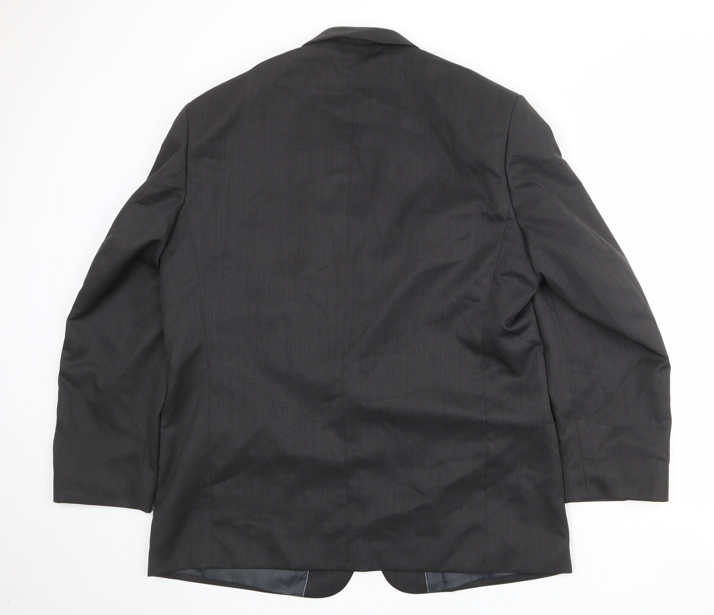 Armando Mens Grey Polyester Jacket Suit Jacket Size 46 Regular
