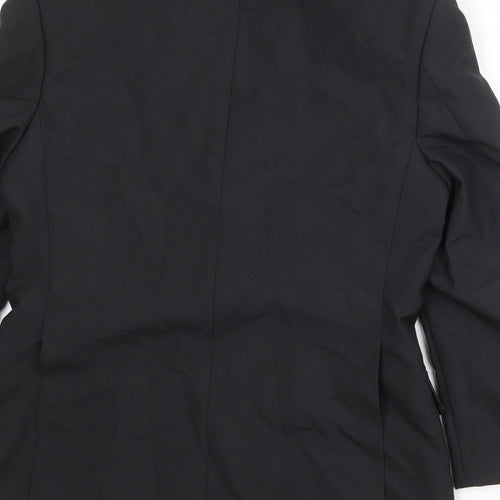 Exectutex Mens Black Polyester Jacket Suit Jacket Size 38 Regular