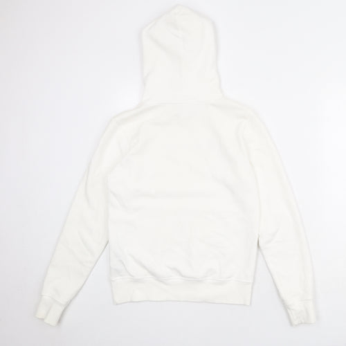 Champion Womens White Cotton Pullover Hoodie Size S Pullover