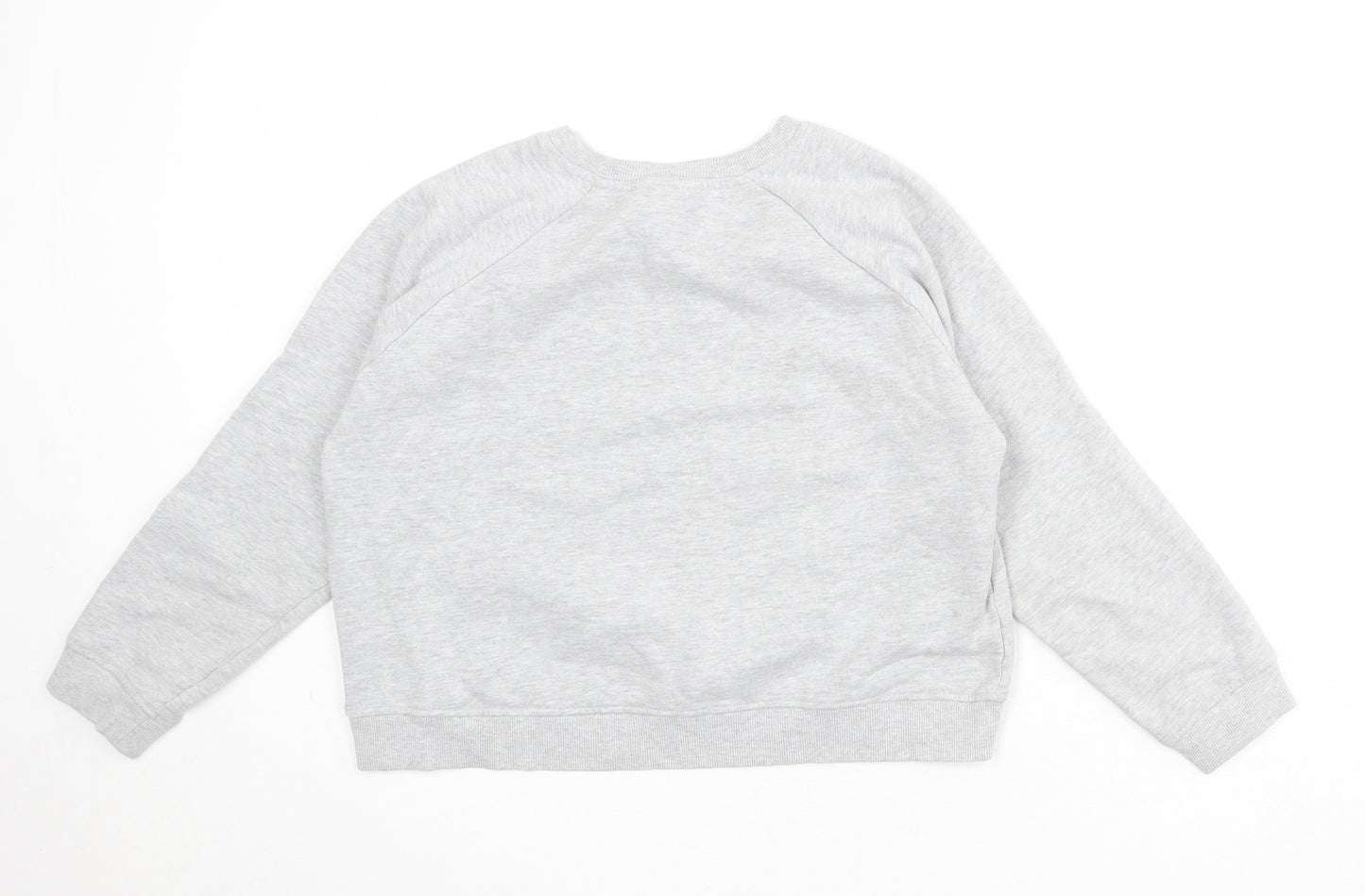 Nocozo Womens Grey Cotton Pullover Sweatshirt Size 10 Pullover - Love