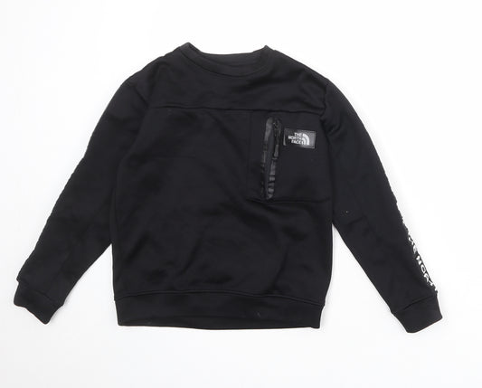 The North Face Boys Black Polyester Pullover Sweatshirt Size 11-12 Years Pullover