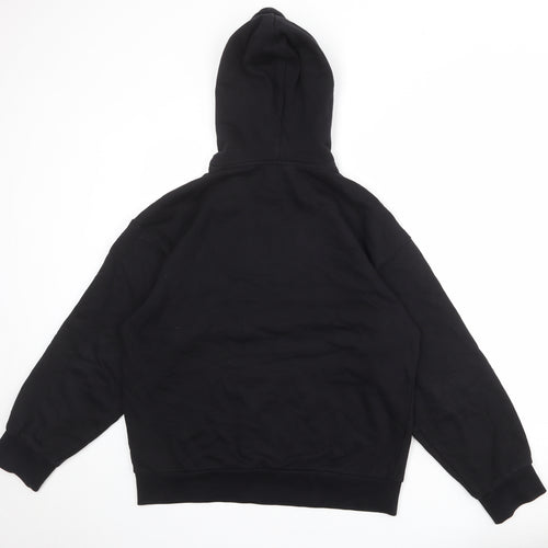 Weekday Mens Black Cotton Pullover Hoodie Size XS