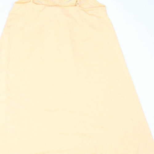 ROXY Womens Orange Polyester Slip Dress Size XS Round Neck Pullover