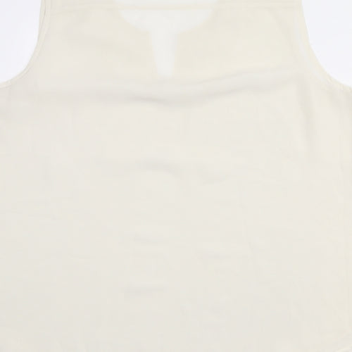 Originals Womens Ivory Polyester Basic Blouse Size 22 V-Neck