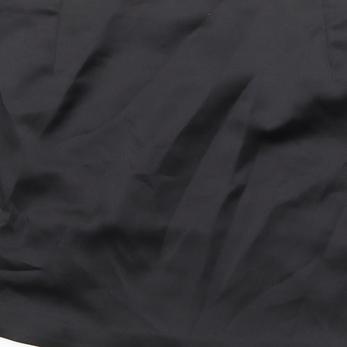 Bershka Womens Black Polyester Mini Skirt Size M Zip