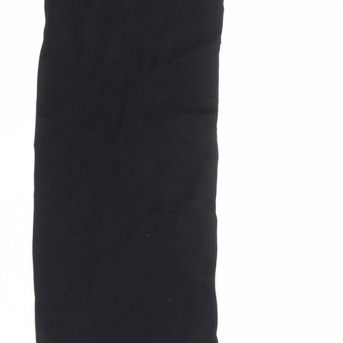 PRETTYLITTLETHING Womens Black Polyester Bandage Skirt Size XS