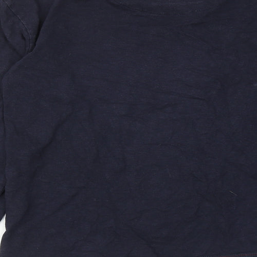 Joe Browns Mens Blue Cotton T-Shirt Size M Round Neck