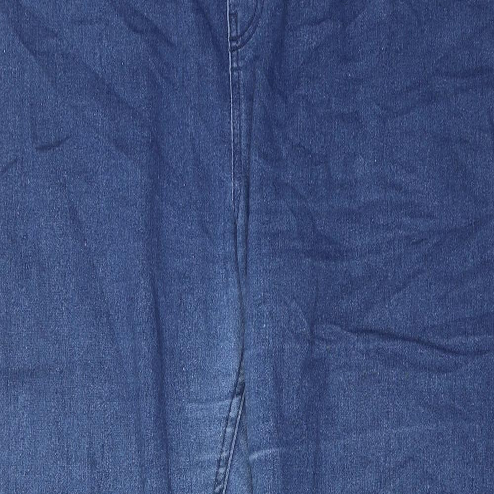 Select Womens Blue Cotton Jegging Jeans Size 18 Regular