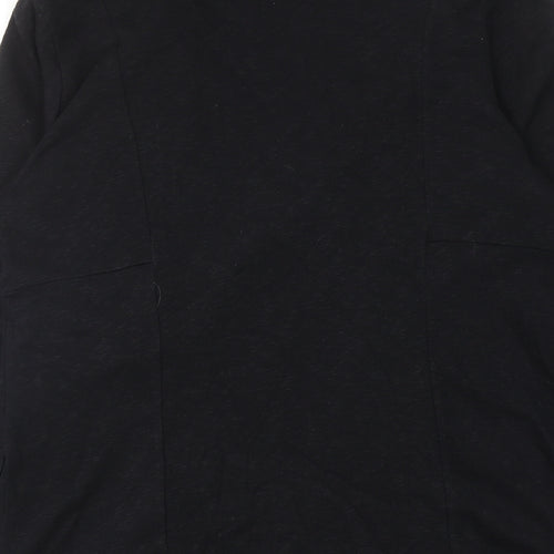 I.N.C Womens Black Cotton Jacket Size XL Zip