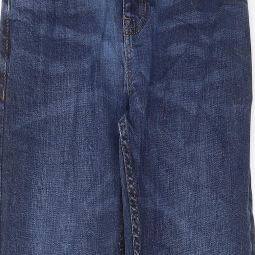 NEXT Boys Blue Cotton Skinny Jeans Size 13 Years Regular Zip
