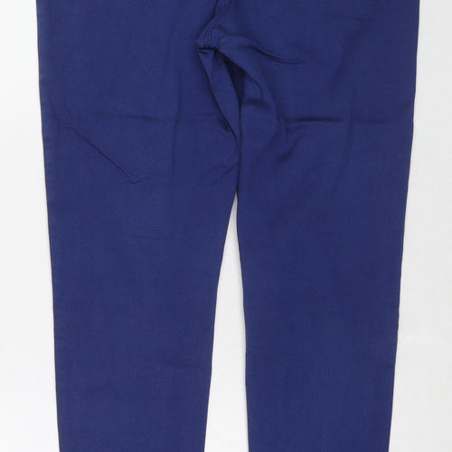 Marks and Spencer Womens Blue Cotton Jegging Jeans Size 14 Regular