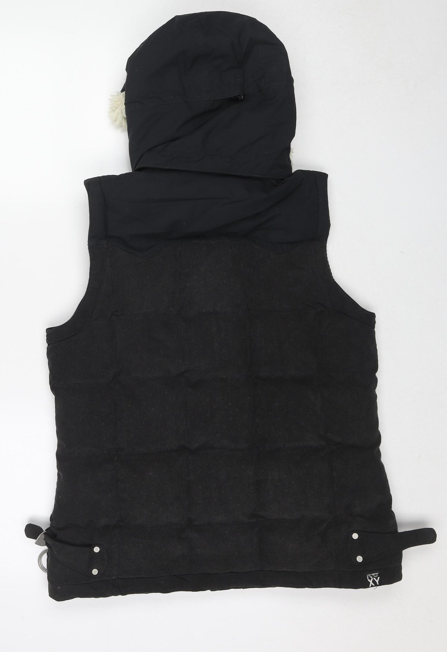 ROXY Womens Black Gilet Jacket Size M Zip