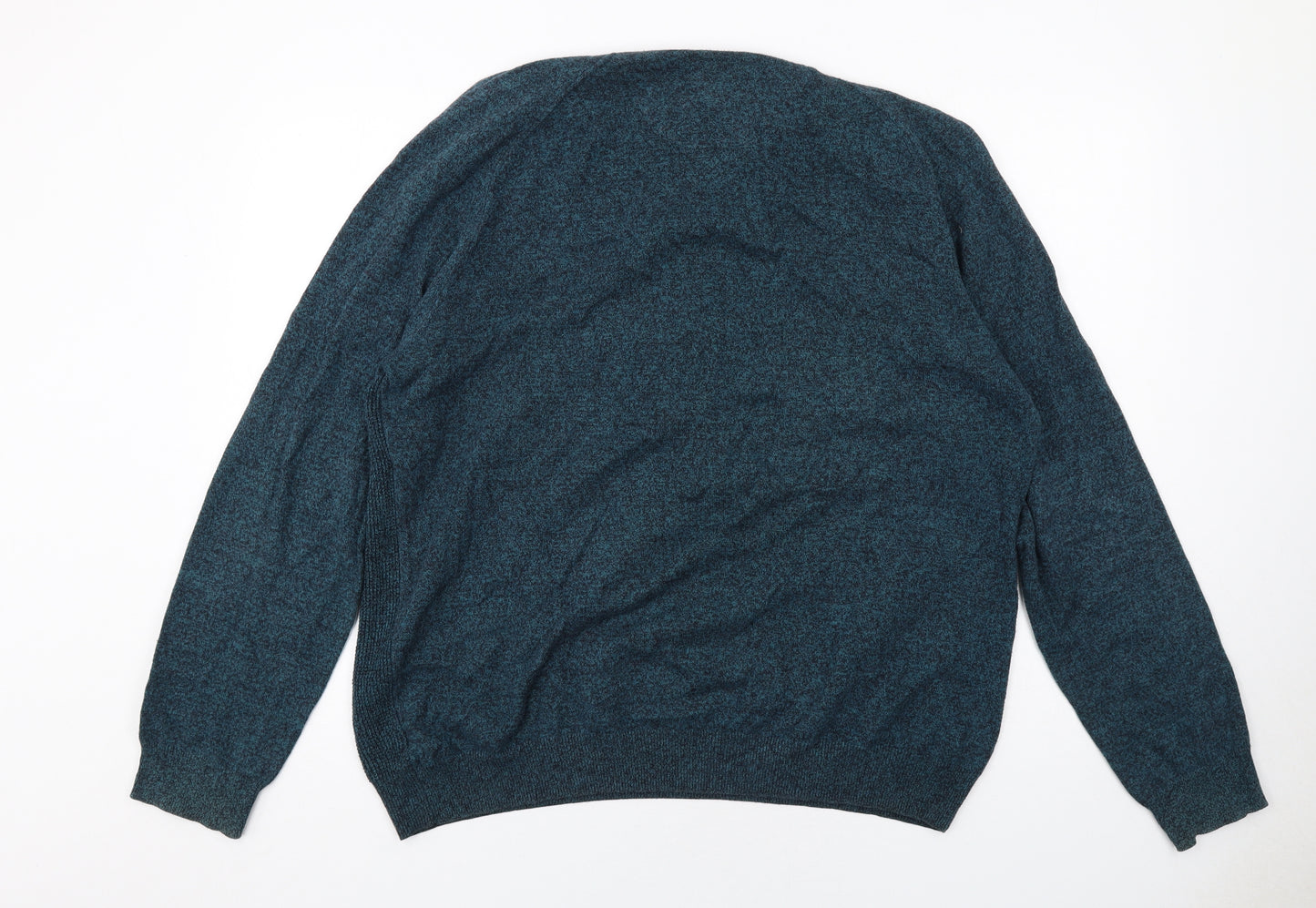 Burton Mens Blue Round Neck Cotton Pullover Jumper Size XL Long Sleeve