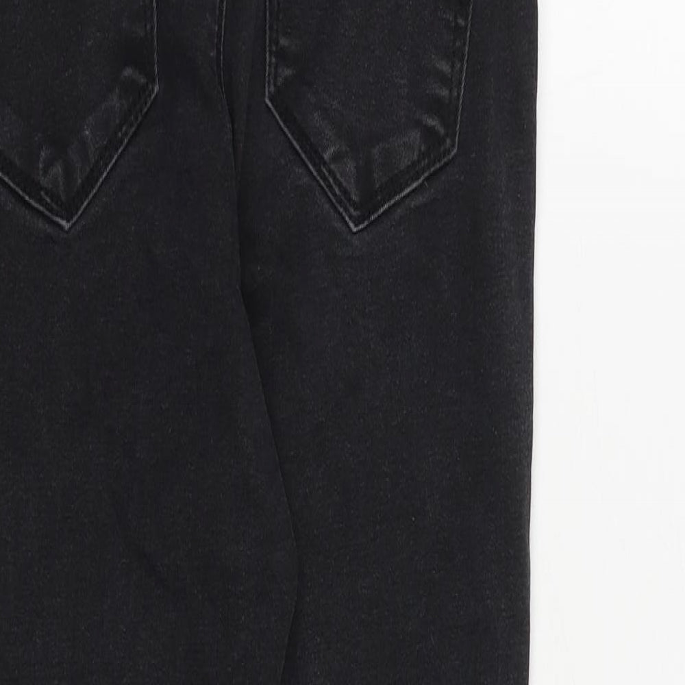 ASOS Womens Black Cotton Skinny Jeans Size 26 in Regular Zip