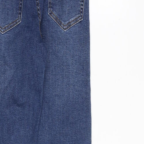 Zara Boys Blue Cotton Skinny Jeans Size 13-14 Years Regular Zip
