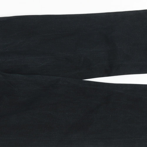 Gap Womens Black Cotton Flared Jeans Size 6 Regular Zip