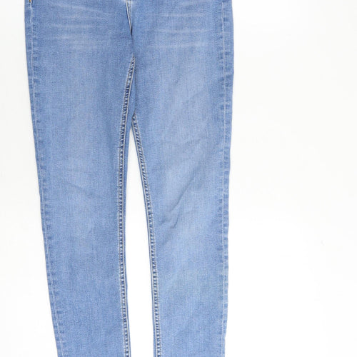 Jack Wills Womens Blue Cotton Skinny Jeans Size 29 in Regular Zip
