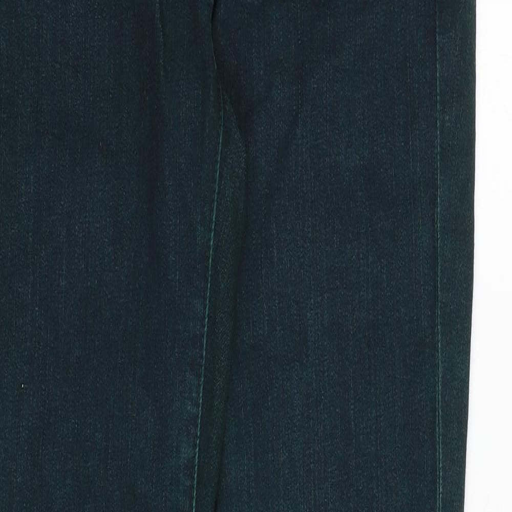 EDC Womens Green Cotton Skinny Jeans Size 28 in L32 in Regular Zip