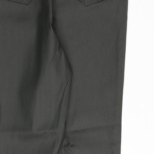 NEXT Womens Grey Viscose Trousers Size 14 Regular