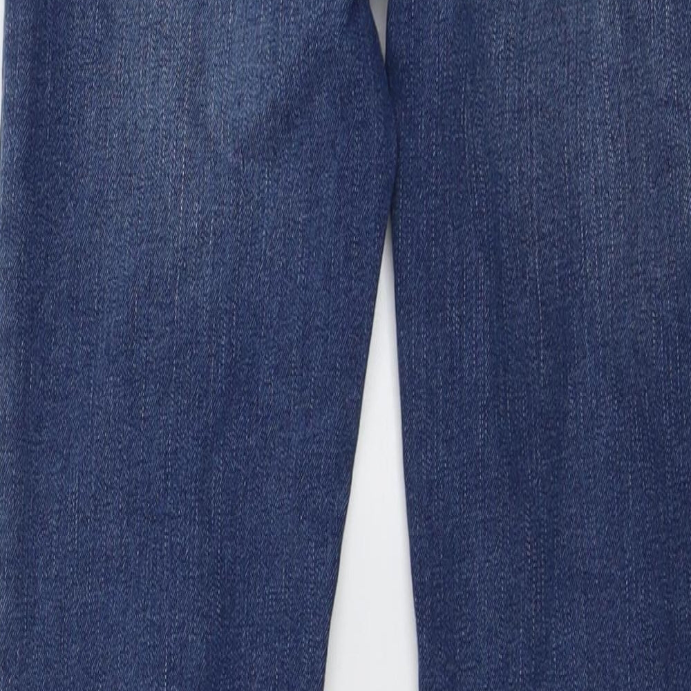Levi's Boys Blue Cotton Skinny Jeans Size 14 Years Regular Button