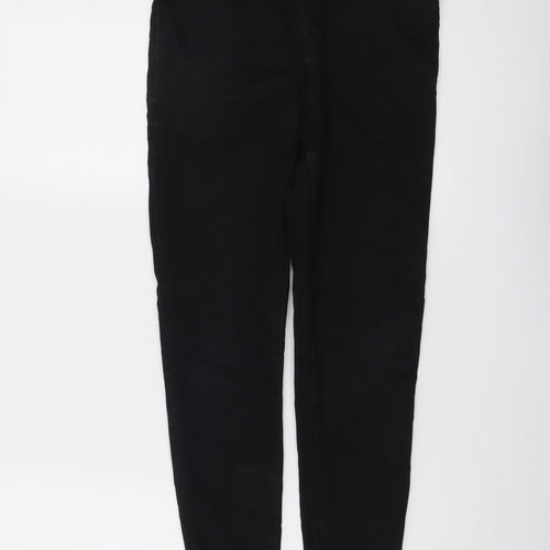 Marks and Spencer Womens Black Cotton Jegging Jeans Size 8 L25 in Regular