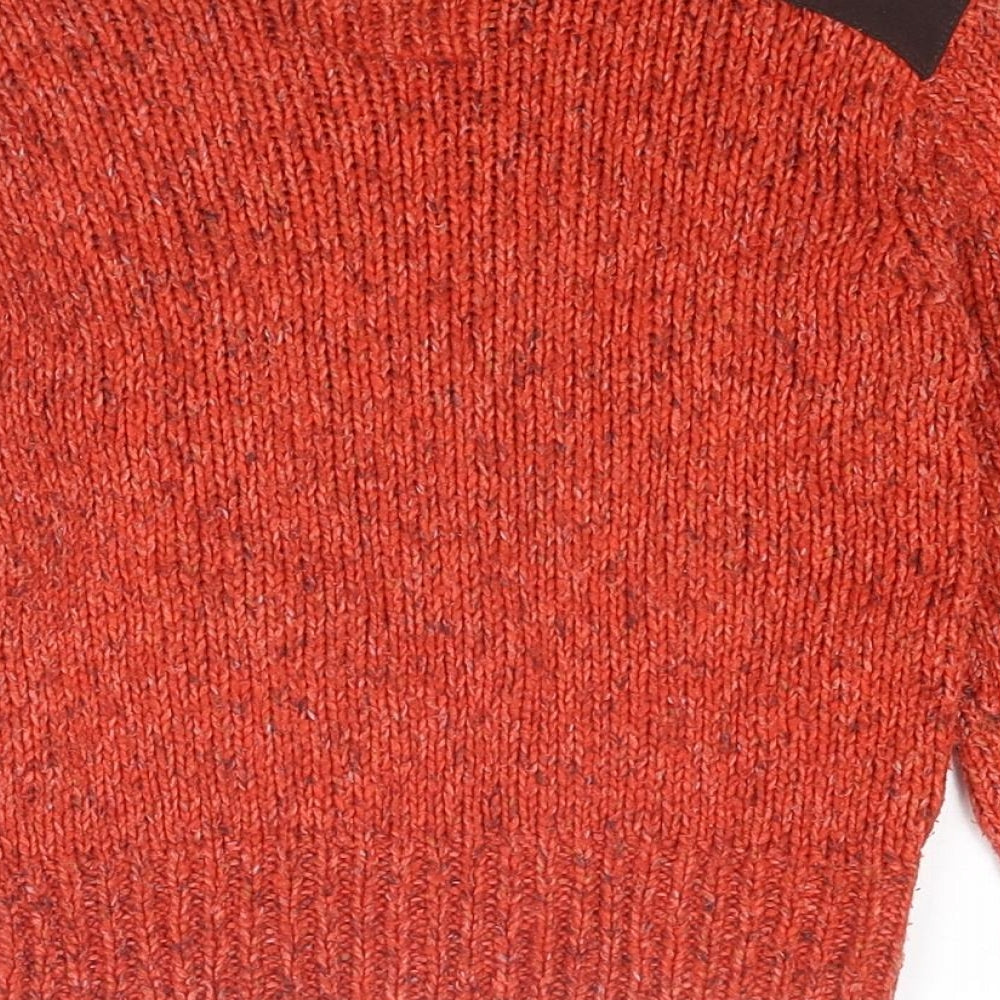 John Lewis Boys Red Crew Neck Polyester Pullover Jumper Size 4XL Pullover