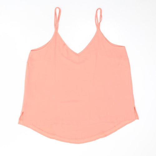 Very Womens Pink Polyester Camisole Tank Size 20 V-Neck