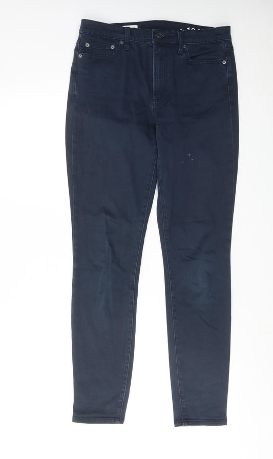 Gap Mens Blue Cotton Skinny Jeans Size 30 in Regular Zip
