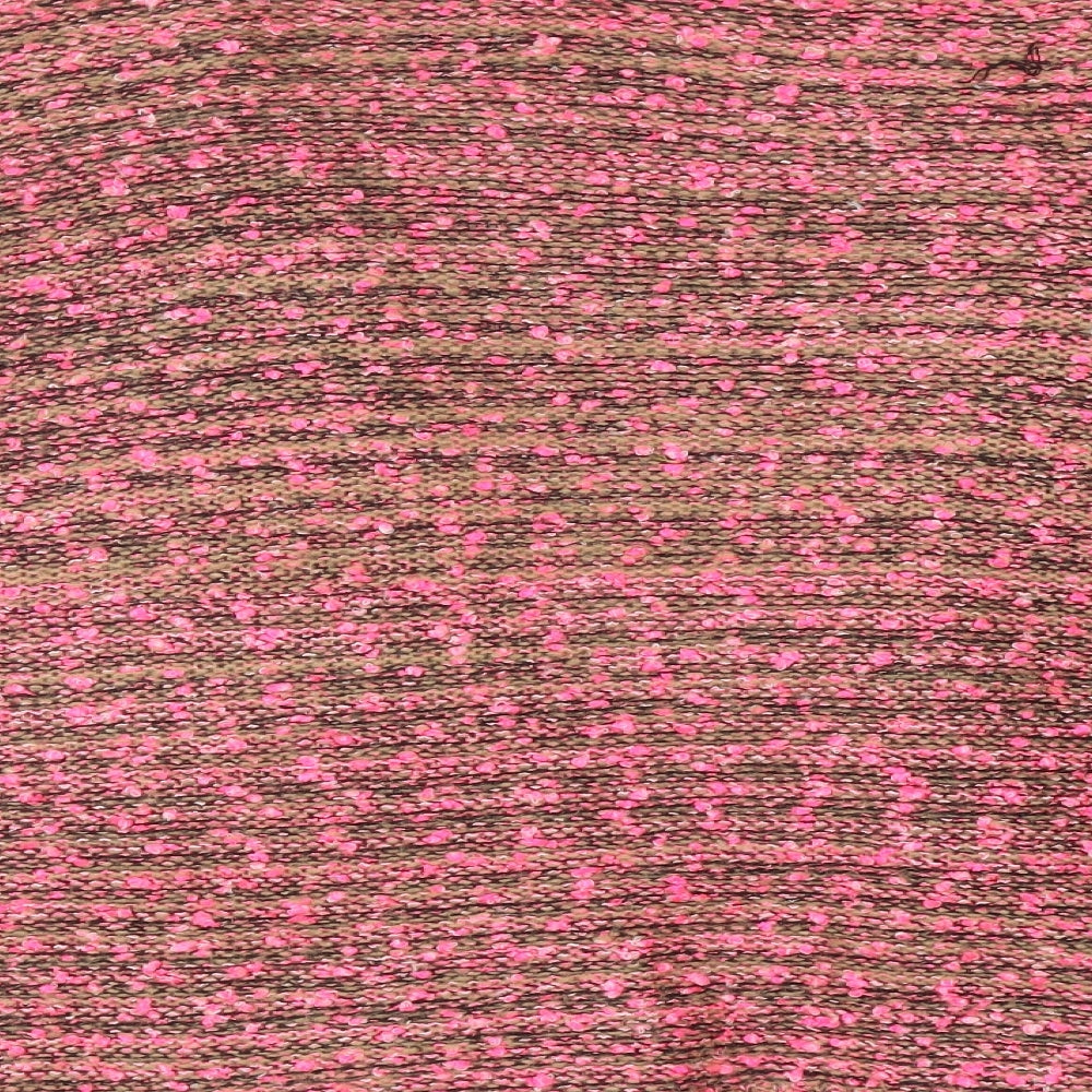 Sweewë Womens Pink V-Neck Acrylic Cardigan Jumper Size S