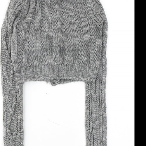 River Island Womens Grey Collared Wool Cardigan Jumper Size 8