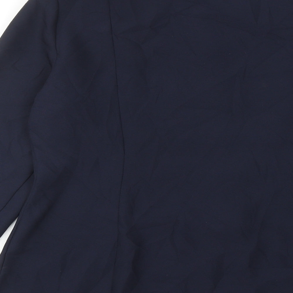 Berkertex Womens Blue Jacket Blazer Size 14 Button