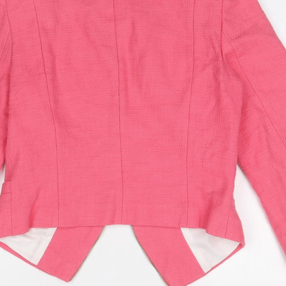 River Island Womens Pink Jacket Blazer Size 12