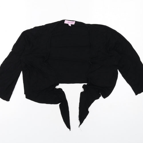Per Una Womens Black V-Neck Viscose Cardigan Jumper Size 14