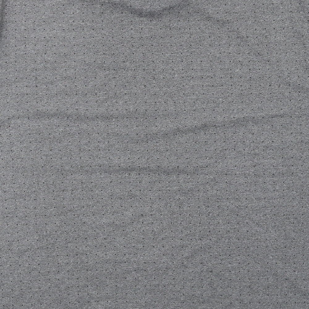 NEXT Mens Grey Cotton T-Shirt Size 4XL Round Neck